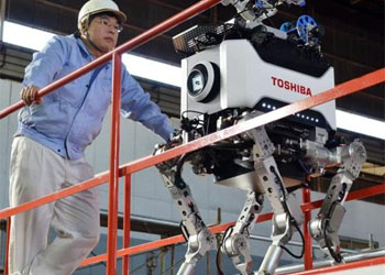 Cane robot per ripulire e monitorare Fukushima, realizzato dalla Toshiba